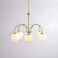 Tulip Flower Shade Design Dining Room Chandelier Light Fixture