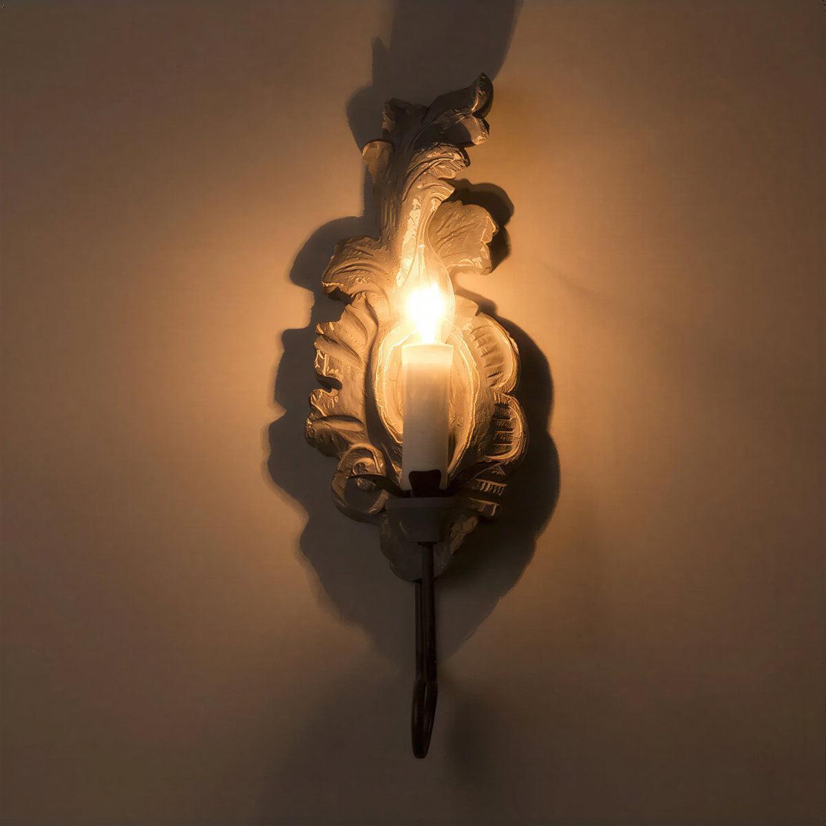 Vintage Candle Wall Sconce Light Fixture