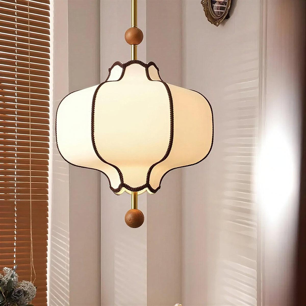 Vintage Lantern Shaped Pendant Light Fixture