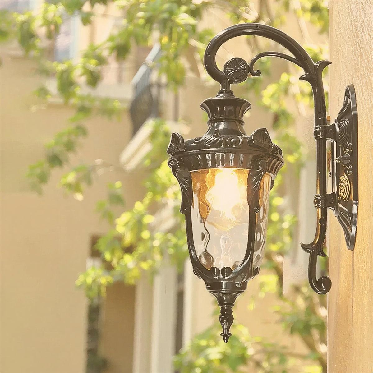 Vintage Outdoor Wall Lantern Light for Porch and Patio
