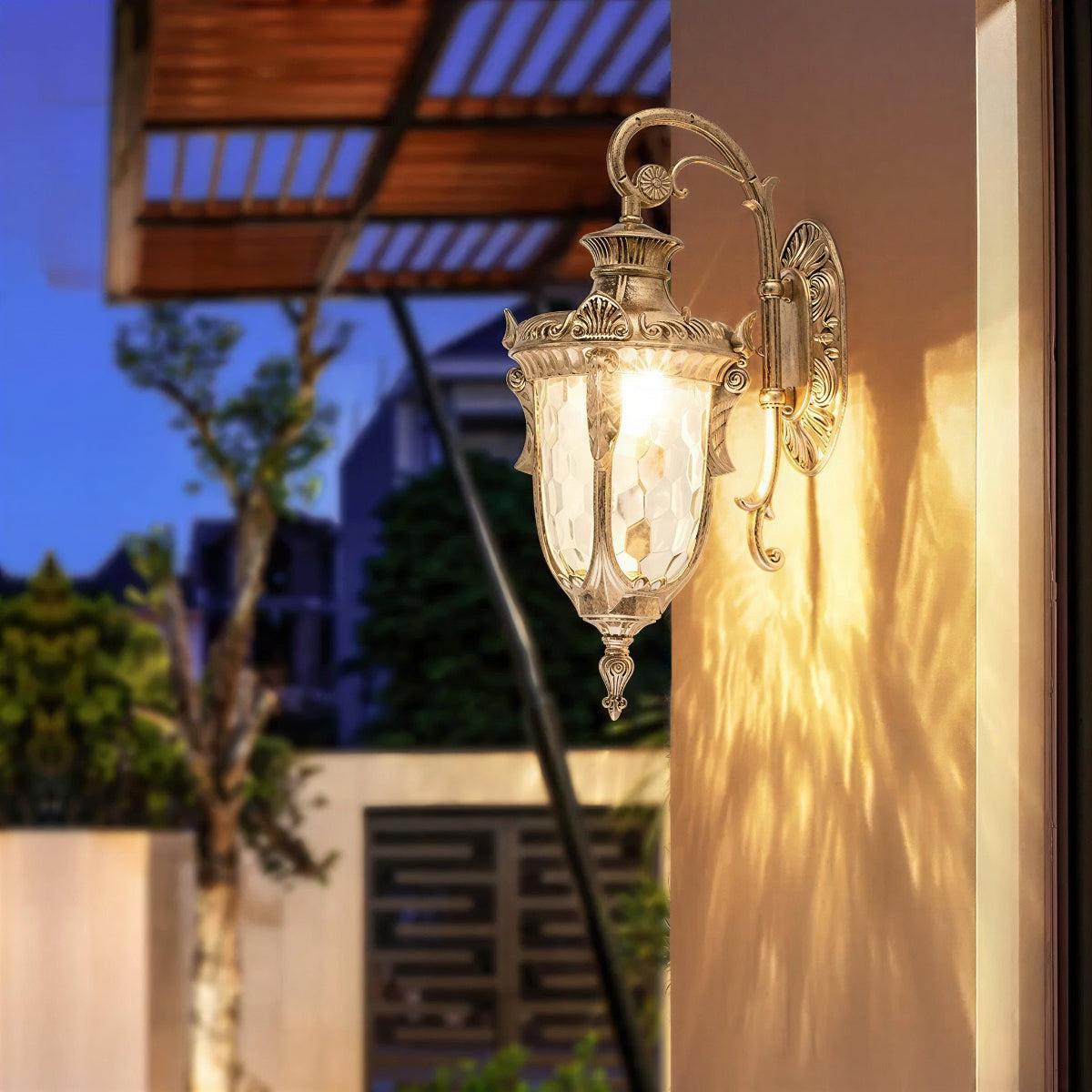 Vintage Outdoor Wall Lantern Light for Porch and Patio
