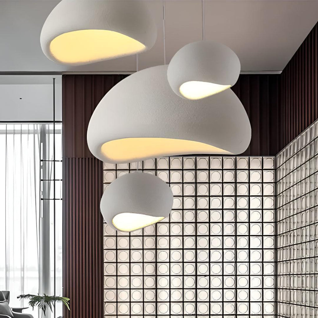 Wabi Sabi Hanging Ceiling Pendant Light With Asymmetric Silhouette