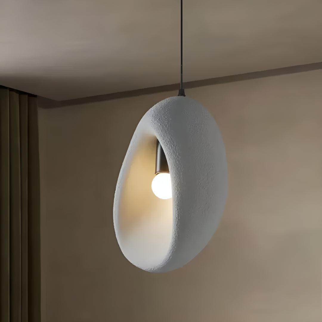 Wabi Sabi Styled Pendant Light Fixtures With Ambient Sculptural Illumination