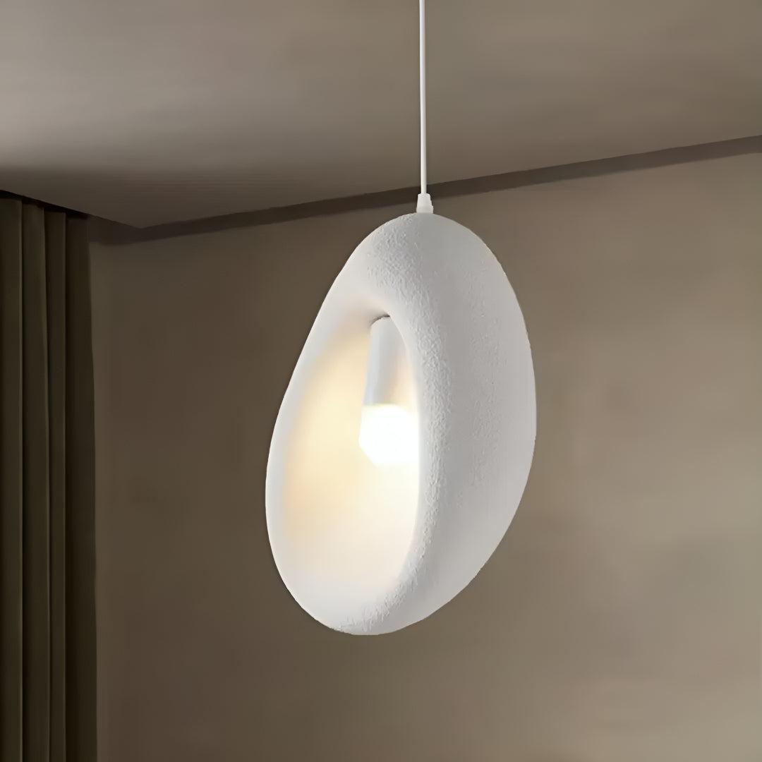 Wabi Sabi Styled Pendant Light Fixtures With Ambient Sculptural Illumination