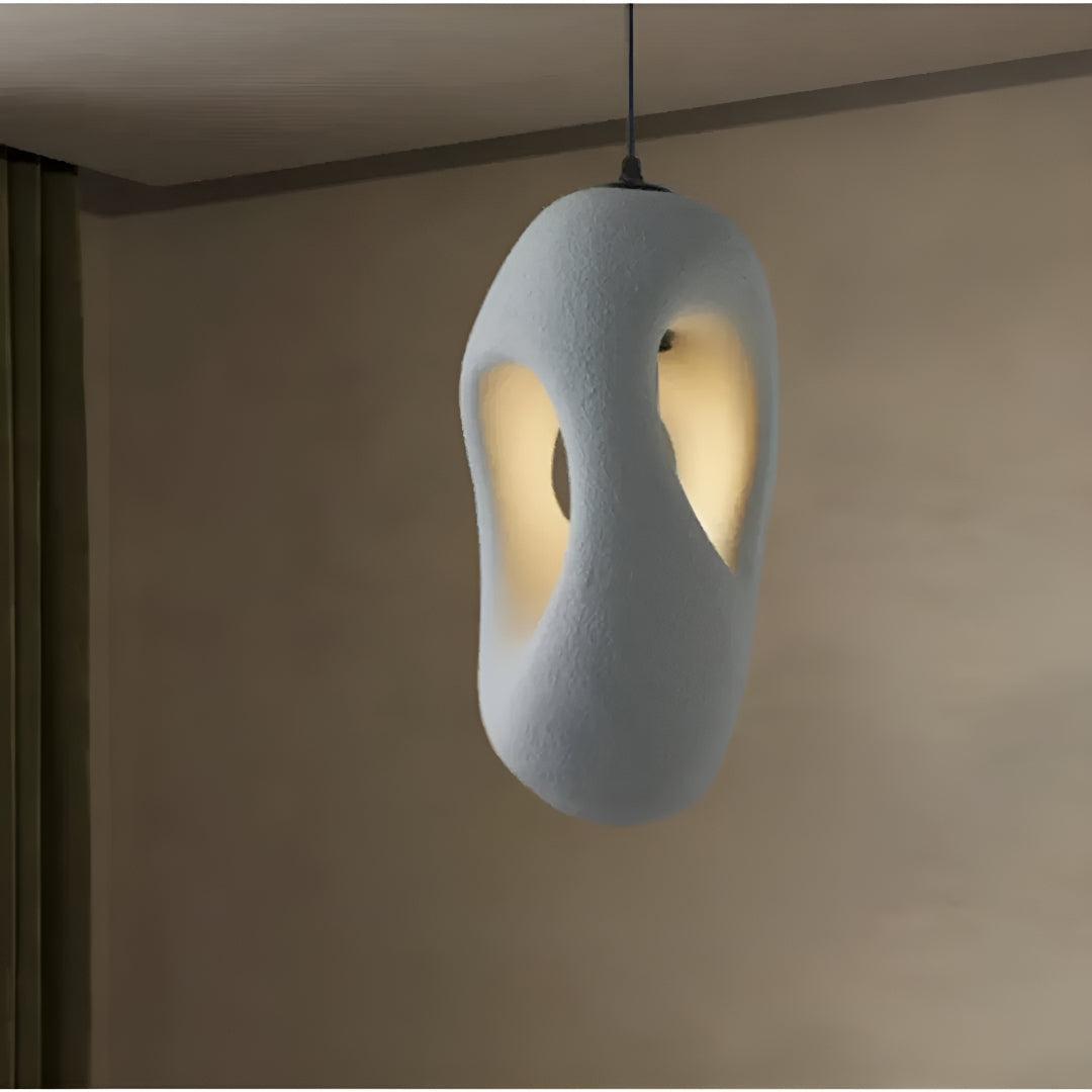 Wabi Sabi Styled Pendant Light Fixtures With Ambient Sculptural Illumination