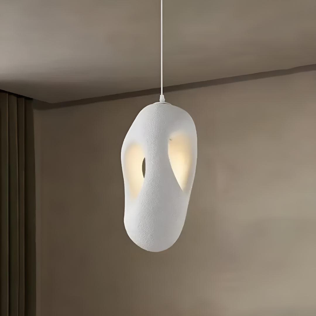 Wabi Sabi Styled Pendant Light Fixtures With Ambient Sculptural Illumination