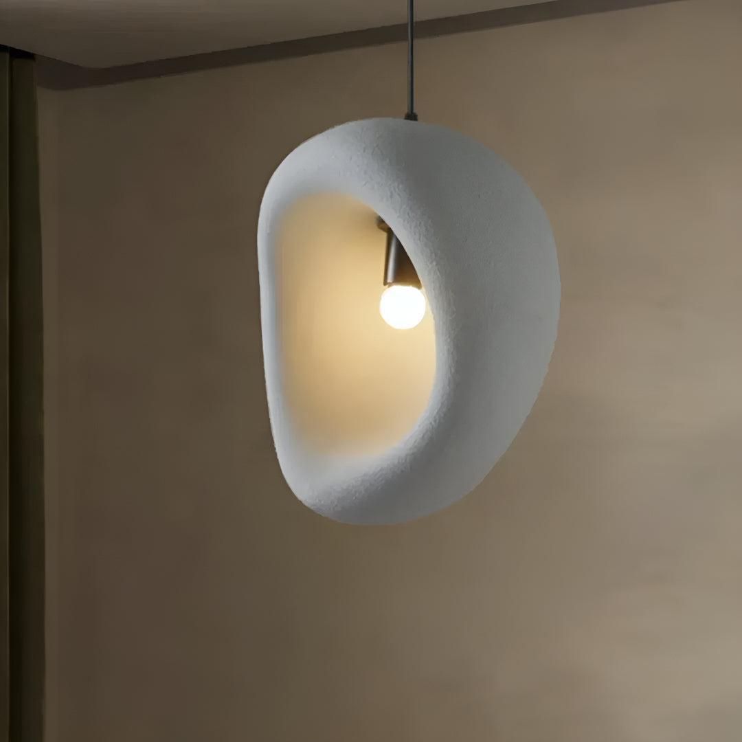 Wabi Sabi Styled Pendant Light Fixtures With Ambient Sculptural Illumination