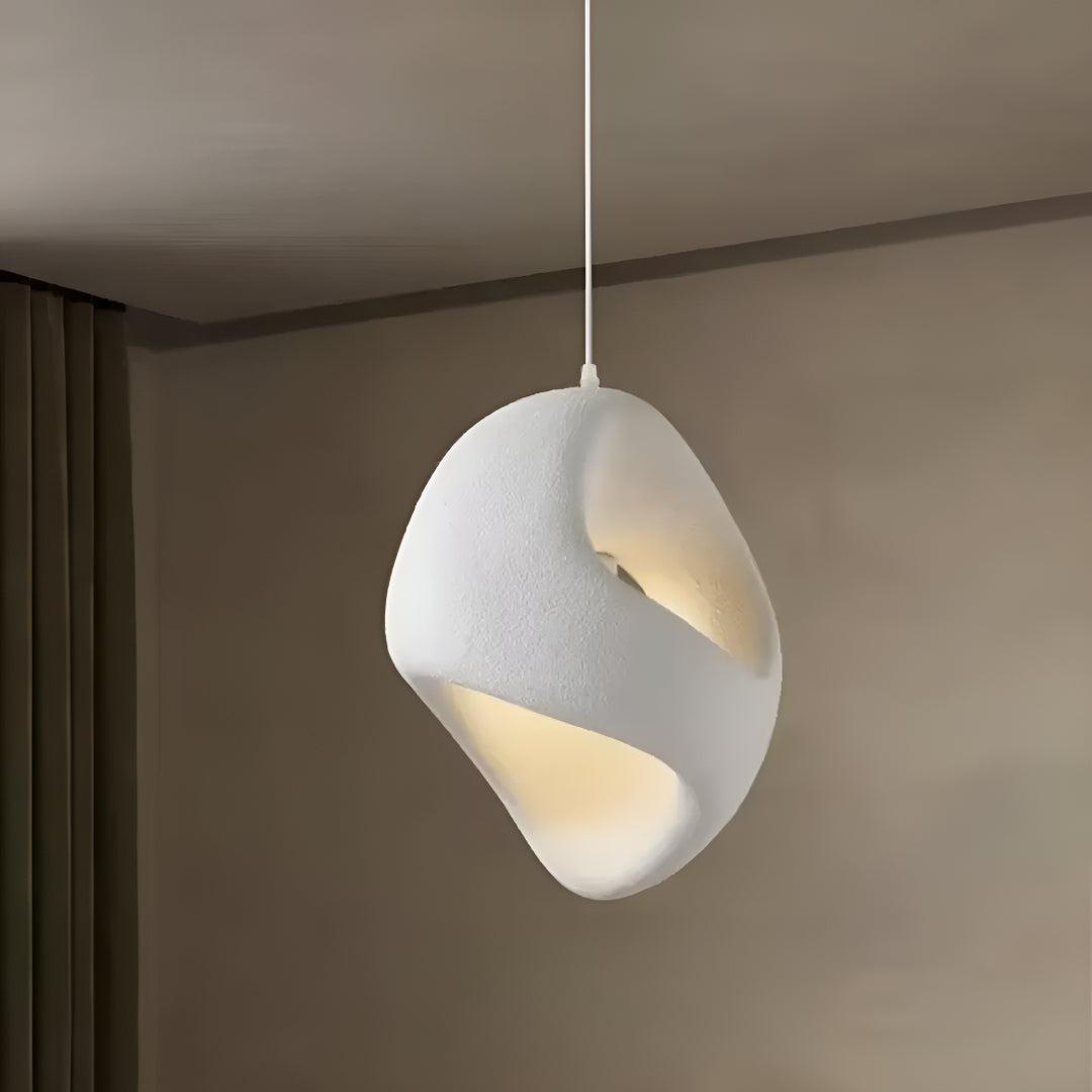 Wabi Sabi Styled Pendant Light Fixtures With Ambient Sculptural Illumination