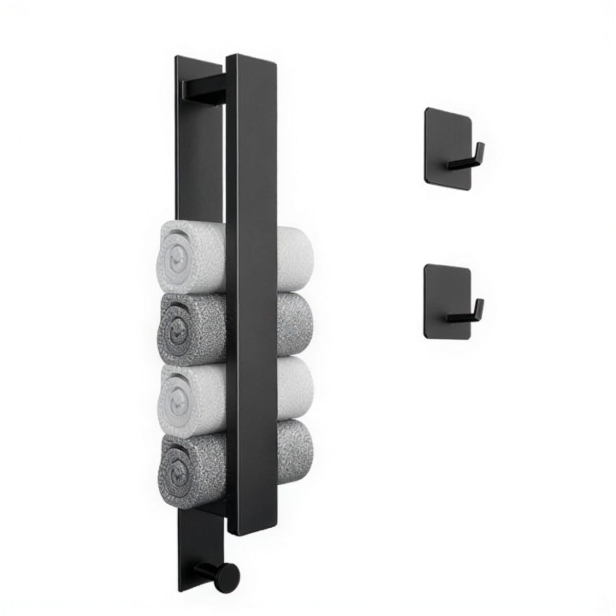 Wall Mounted Towel Rack With Hand Towel Holder For Bathroom Storage