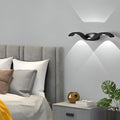 Wavey Seagull Indoor Outdoor LED Wall Light Fixture