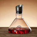 Wine Decanter Carafe With Iceberg Design For Effective Aeration
